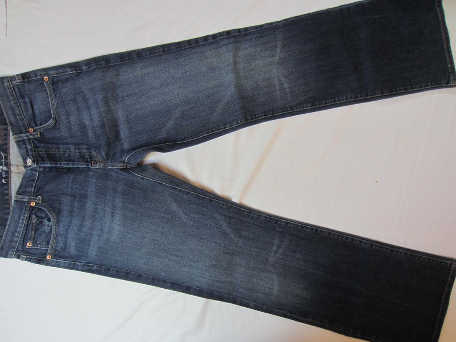 Blugi 7 For all Mankind, W33 L32, Talie=82cm, Lung=104cm, usor evazati