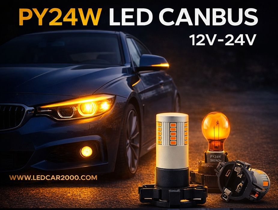 Лед Крушки PY24W 2500 LM