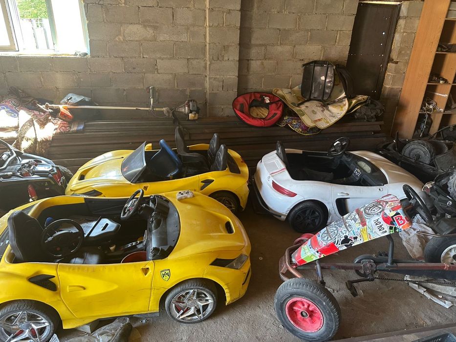 Машинки детские и веломобиль