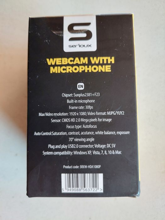 Camera web Serioux cu microfon