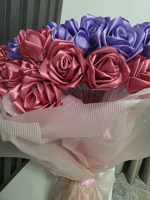 Цветы искусственные 101 роза