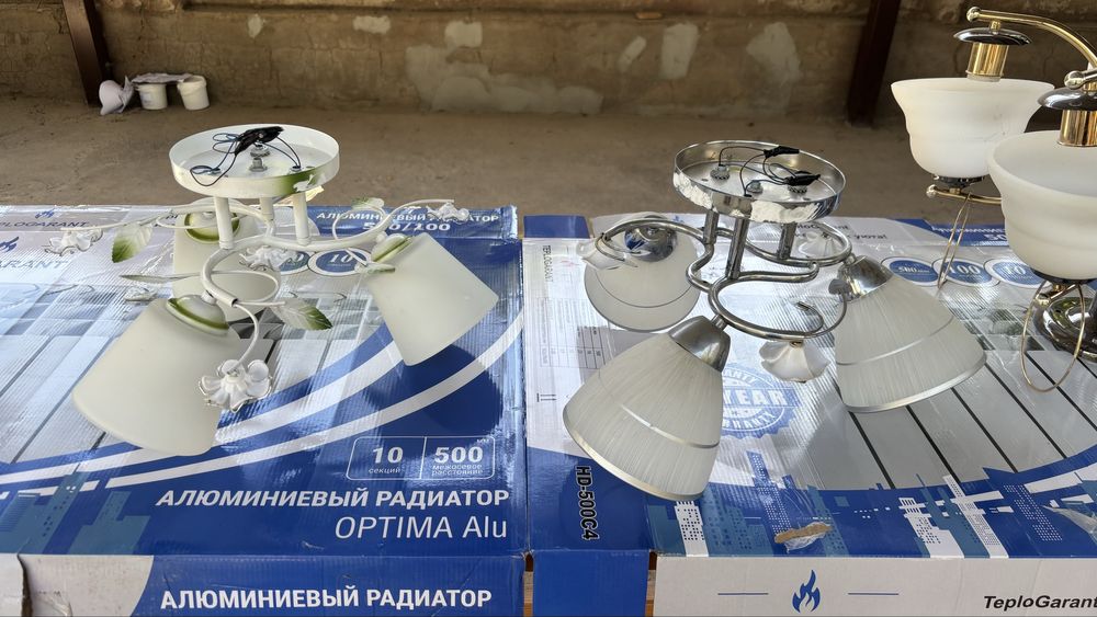 Люстра жарық шамдар