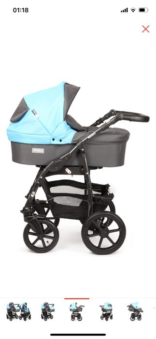 Детская коляска 2 в 1