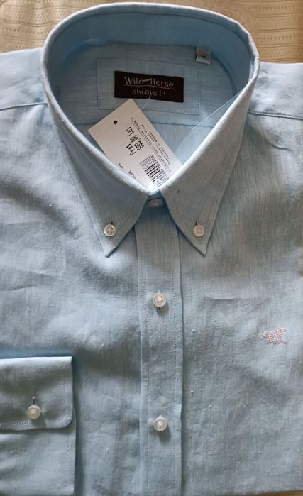 Cămașă bărbătească blue , mărime M , nouă , 699 preț de magazin