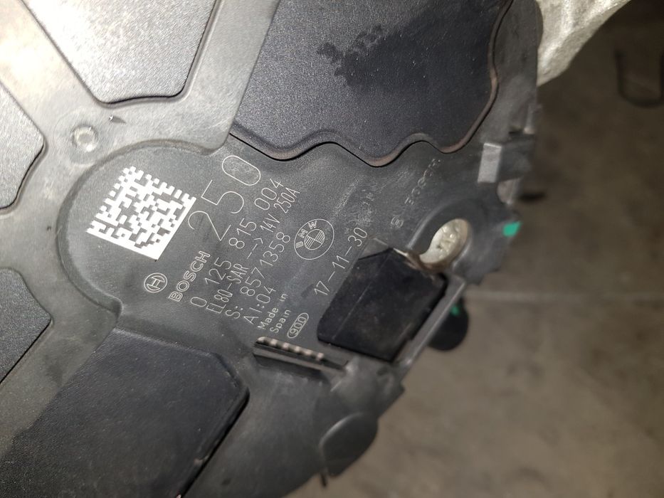 Alternator 250A B57D30C 5.0D M50D bmw g30 g31 g11 g12 g32 seria 5 6 7