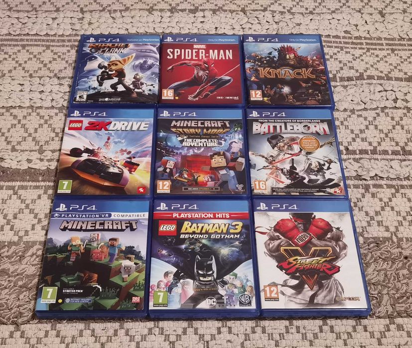 PS4 Slim 1TB Bundle - 2 Controllere V2 - Cameră - 11 Jocuri