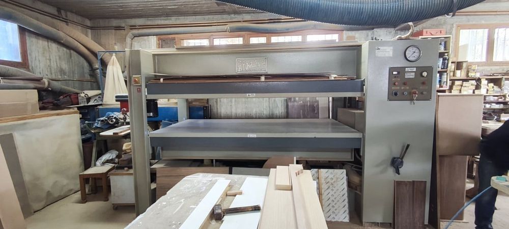 Топла хидравлична преса, двуетажна, 3500/1300мм., 400тона