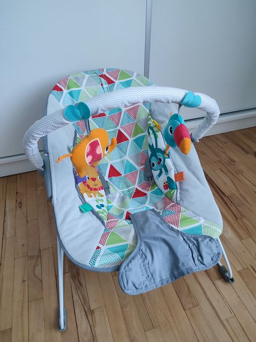 Bright Starts - Бебешки вибриращ шезлонг с мелодия
