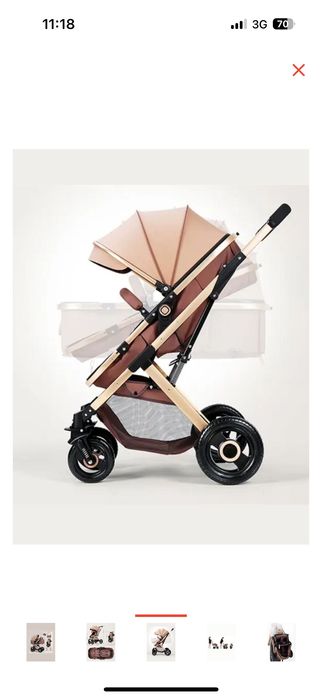 2 в 1 детская коляска сатылады