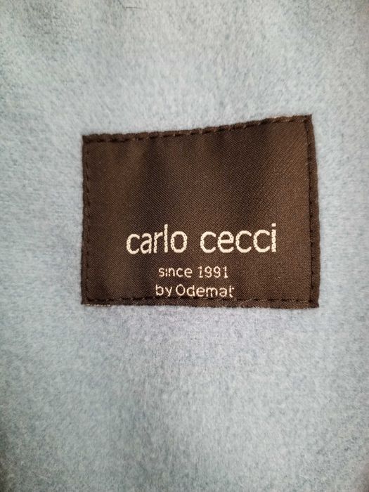 Куртка жакет голубая женская кашемир