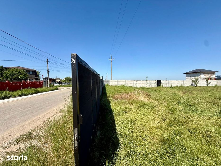 Teren de vânzare – Bălăceanca- toate utilitatile- strada asfaltata
