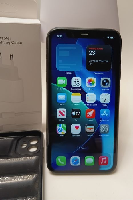 Iphone 11,  64Гб; АКБ 74%.