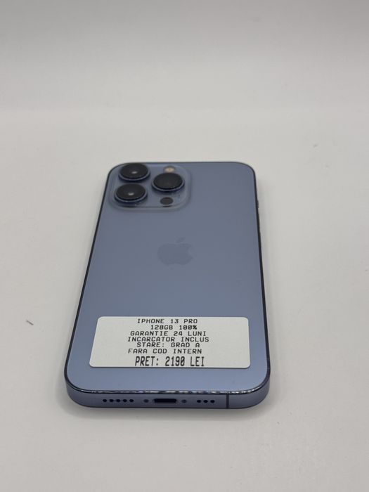 Magazin vinde iphone 13 pro 128gb 100% Grad A Garantie 24 luni