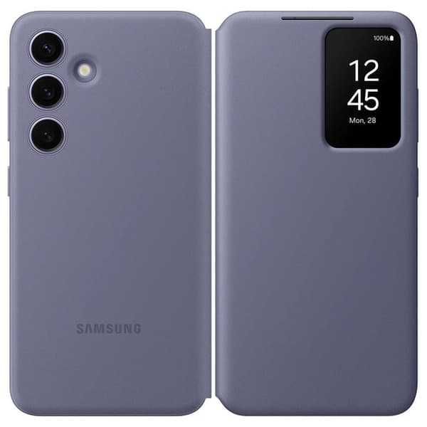 Husa Samsung S23/S24/S24+ Smart View Wallet/Silicon Grip/Rugged Gadget