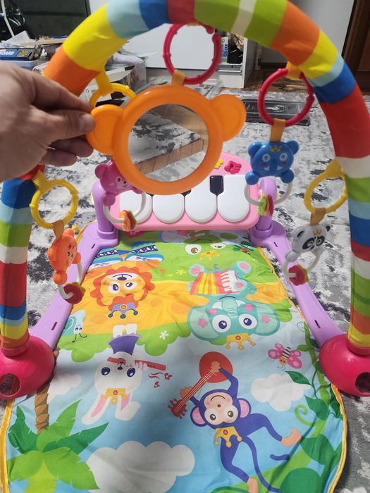 Paturica activitati bebelusi cu ursuleti