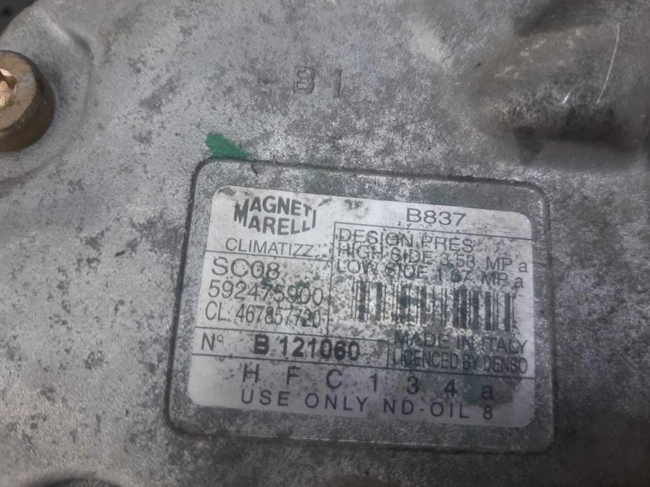 compresor clima ac 1.2 b 188a5000 fiat panda fiat punto 2 bravo idea  lancia ypsilon 467857720