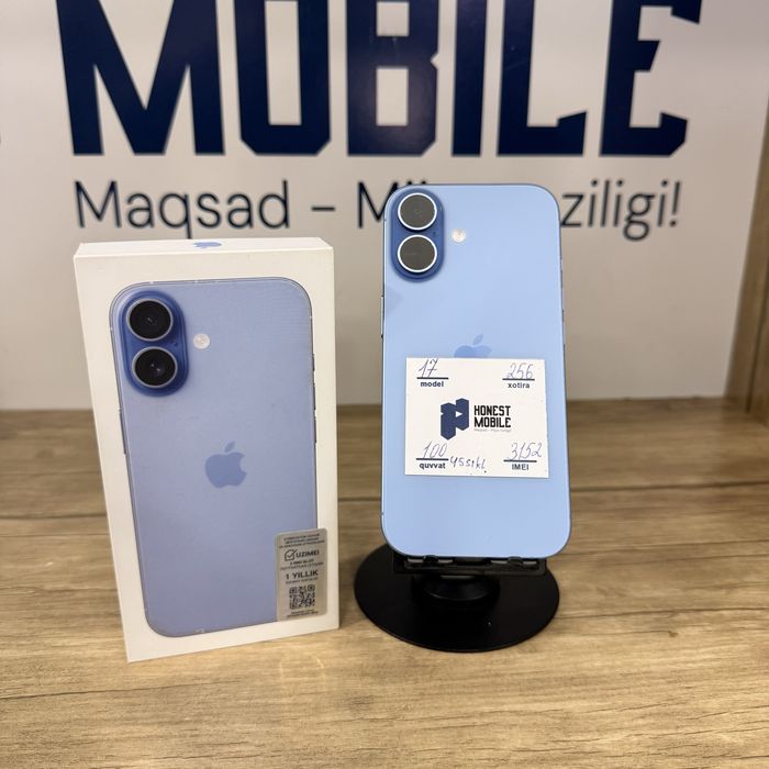 iPhone 17 256gb 100% 45sikl