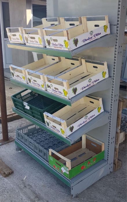 Rafturi de magazin metalice supermarket mai multe modele pe stoc