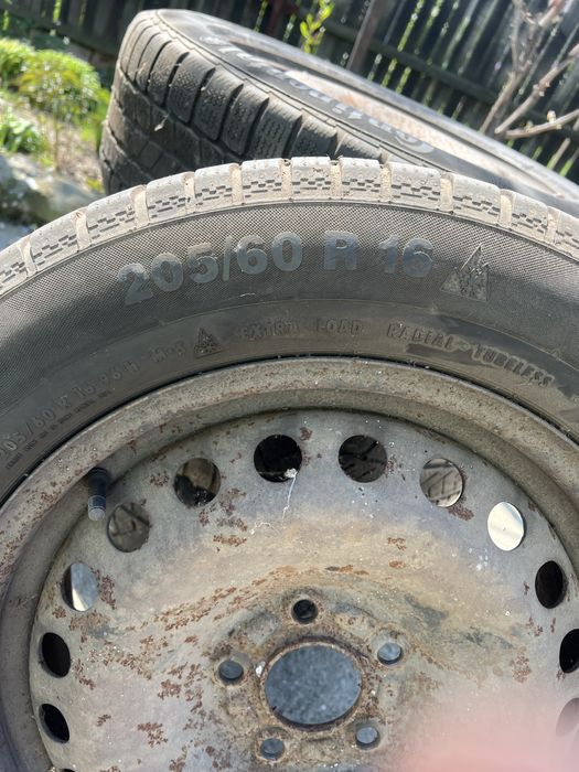 Vand jante +cauciucuri 205 55 R16/ jante tabla +cauciucuri iarna 205/60 R16