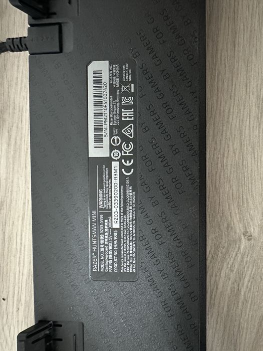 Tastatură gaming Razer Huntsman Mini – ca nouă.