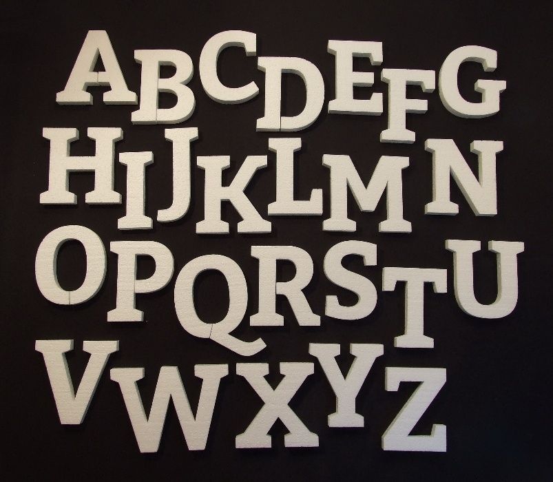 Alfabet (litere polistiren)