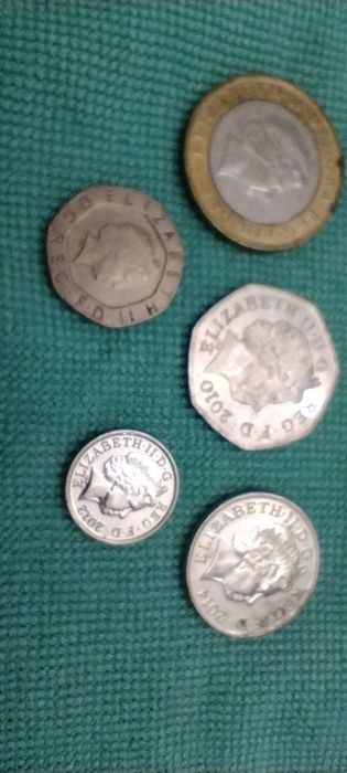 Monede de colectie 2001-2015,5 bucati