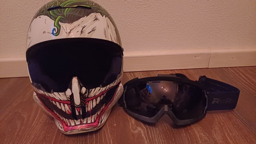 Cască de ski Ruroc RG1DX THE JOKER pentru copii