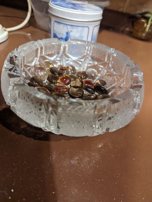 Продам 3 чешские пепельницы хрусталь