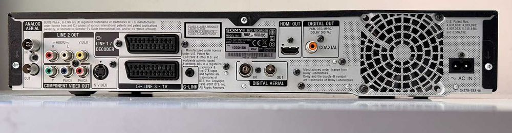 Recorder Sony RDR-HXD895 – HDD 160GB HDMI - player Stare Top