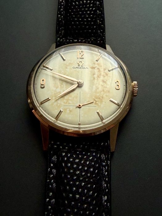 Ceas Omega cal 268. Aur masiv 18k