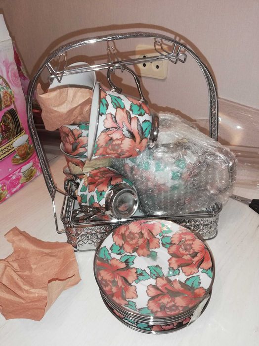 Чайный набор посуды, новый