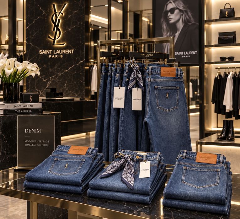 Дамски дънки YSL / Loewe