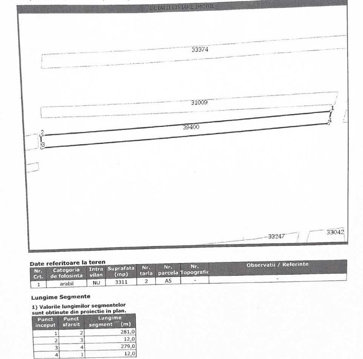 Teren Generos 3.311 mp în Lipoveni Ideal Investiție / Casă de Vacanță