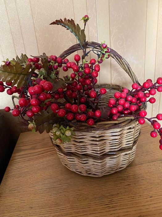 Корзина ручной работы.