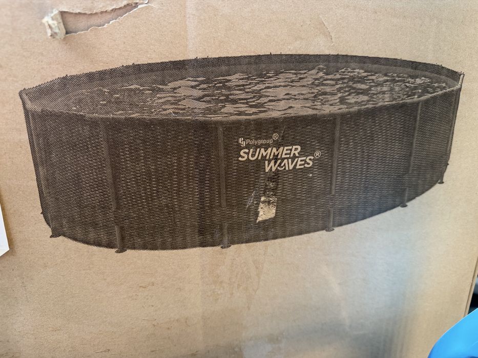 Vând piscină Summer Waves cu cadru metalic, Ø 457 ×107