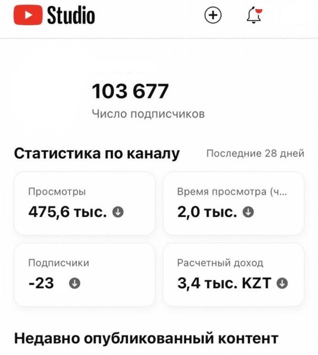 Продаю YouTube | Ютуб канал с монетизацией