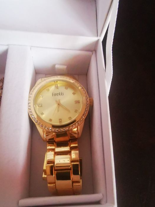 Set ceas auriu firetti