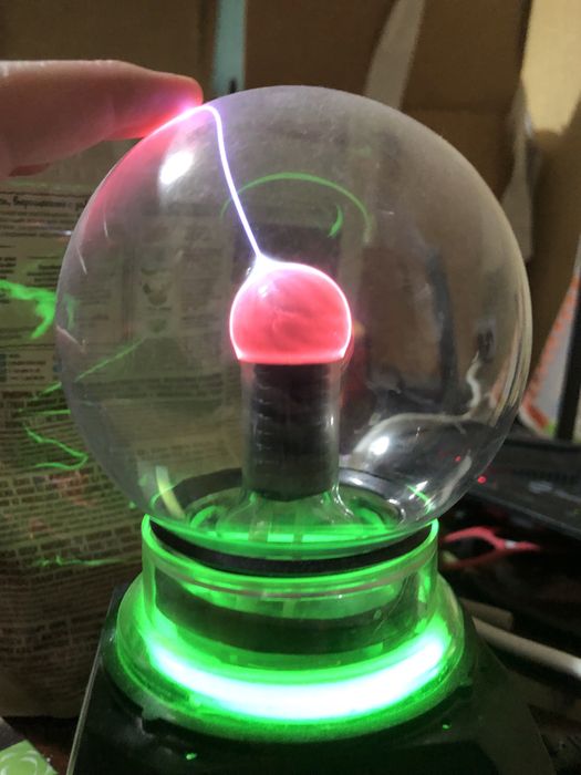 Лампа с молниями, ночник