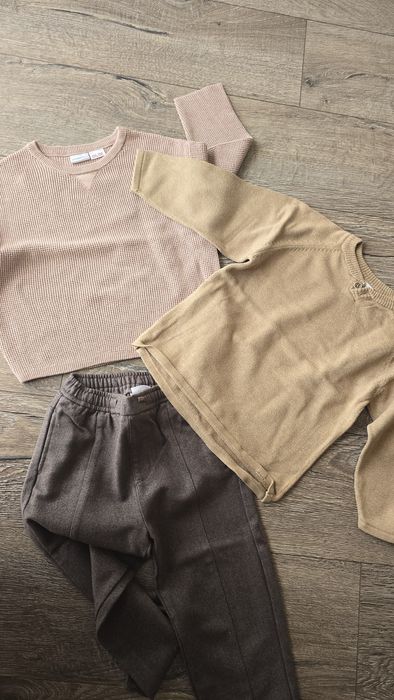 3-4год 104см пуловери Zara и жилетка Zara и Timberland