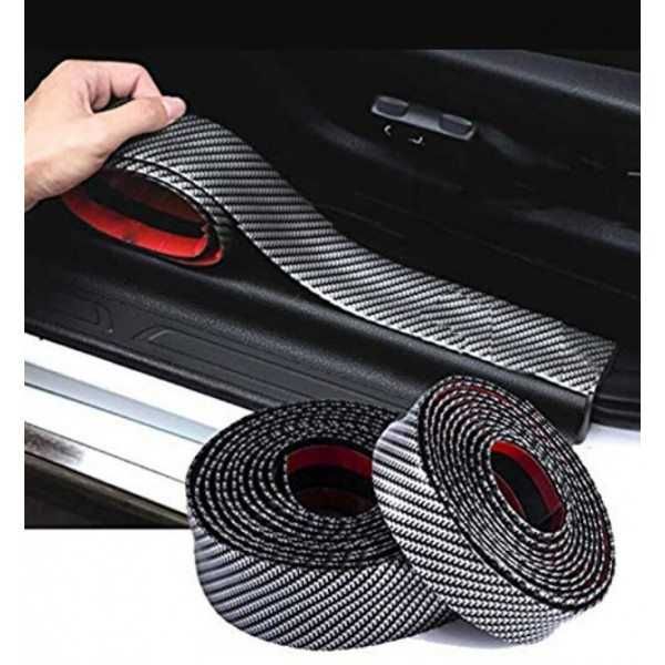 Декоративна Карбонова лайсна за прагове  - 5 см на 2.50 метра.