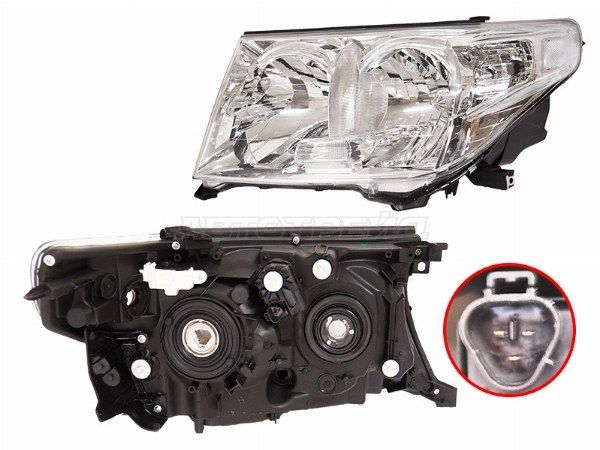Фара Toyota Land cruiser