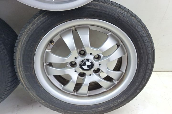 Set jante aliaj 2 anvelope 205/55R16 91H M+S Fulda 7JX16EH2 5X120 BMW