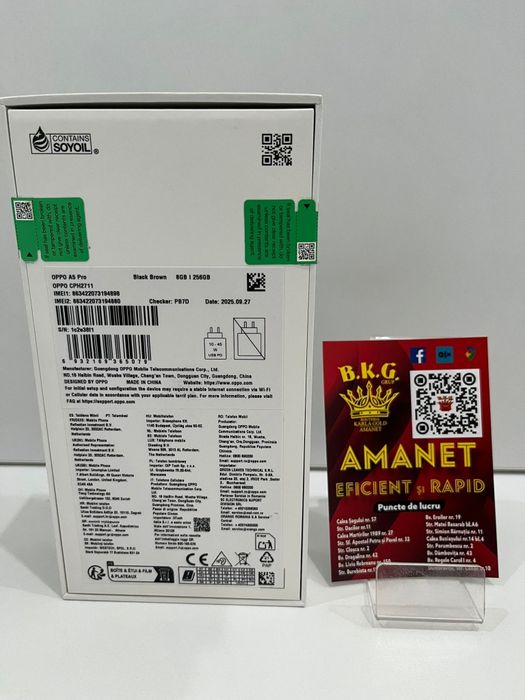 Oppo A5 Pro sigilat 256gb Amanet BKG