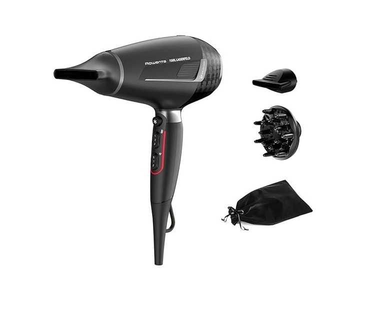Сешоар за коса Rowenta Karl Lagerfeld Pro Stylist CV888LF0 Tehnologia Rowenta Air-to-Care 2200W