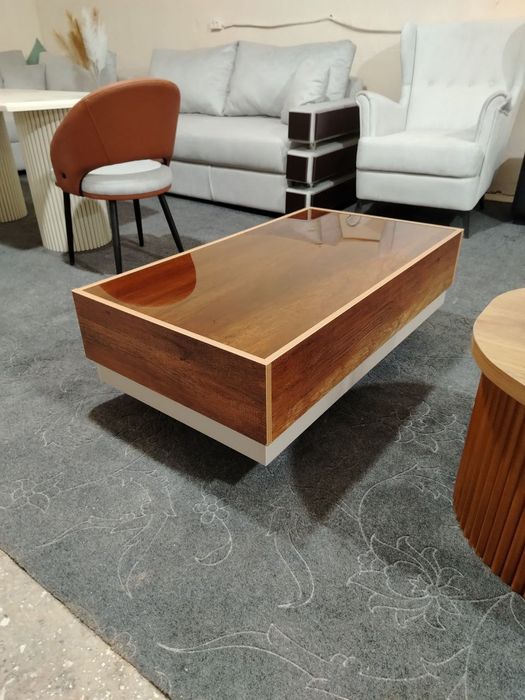 Стол журнальный с подсветкой 110×60