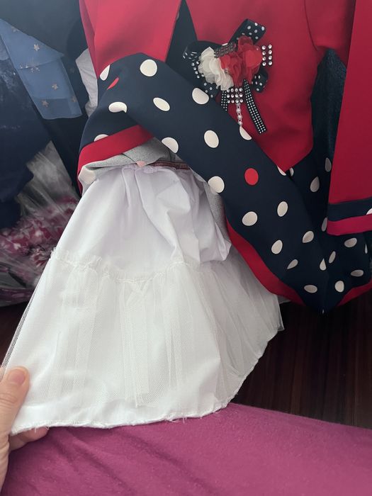 Официална рокличка 104-110 см.