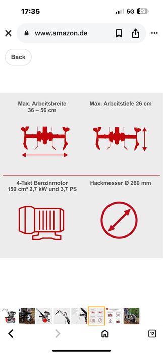 Бензинова мотофреза