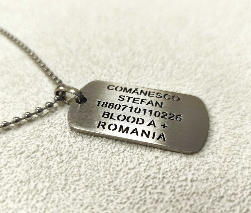 Placute Militare Identificare Personalizate