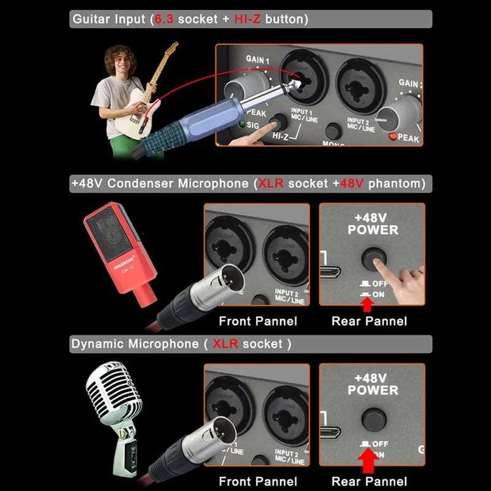TEYUN Q-24, Аудиоинтерфейс - Звуковая карта, 24 битная, 198 kHz