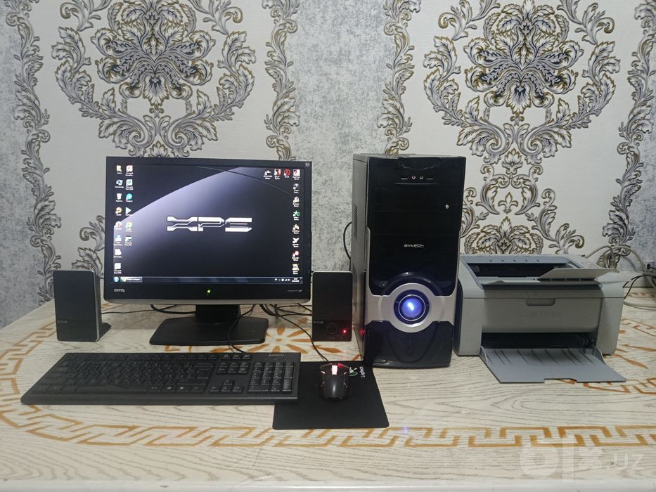 Kompyuter va printer. Komplekt arzon sotiladi